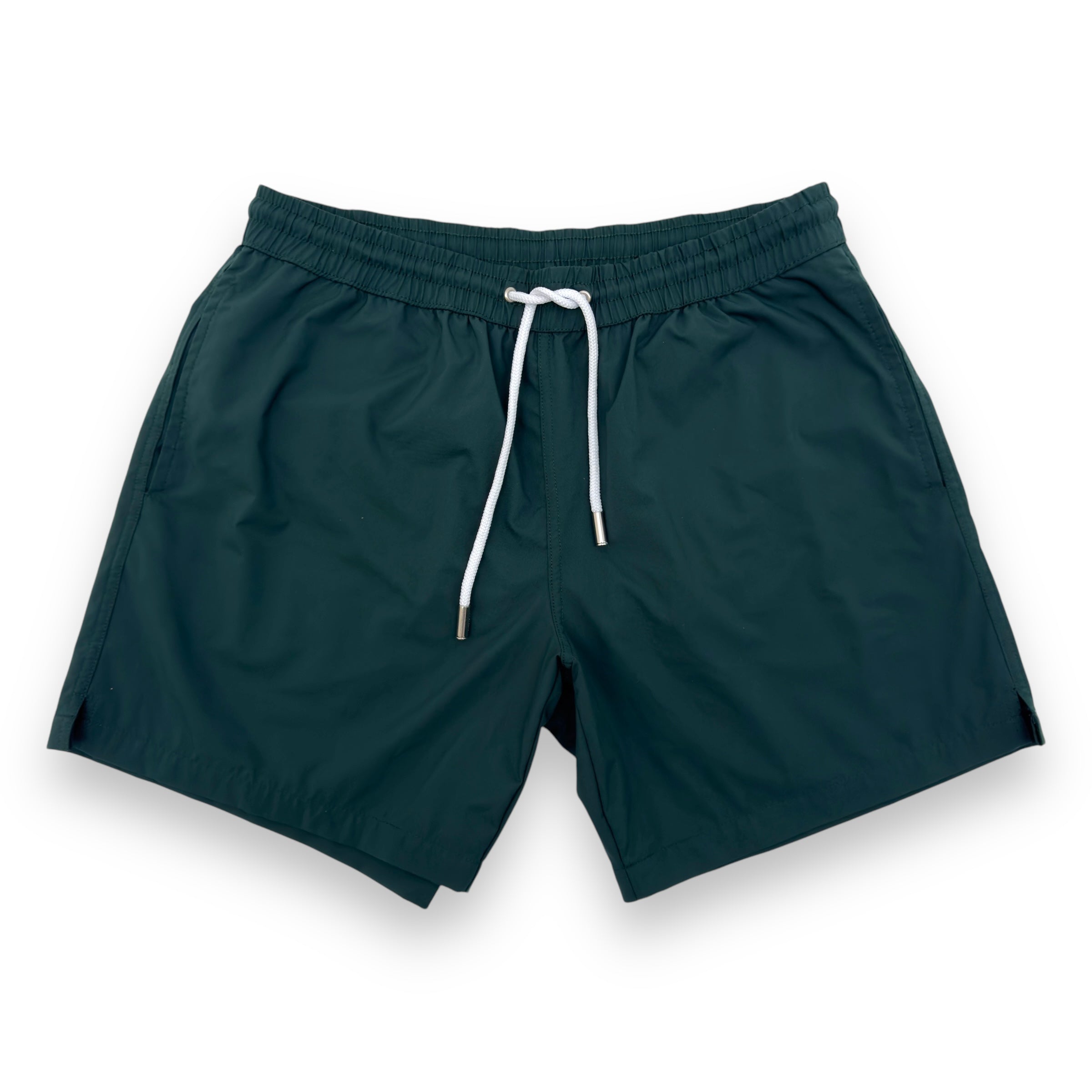 THOM SWEENEY SWIM SHORTS FOREST GREEN 32”
