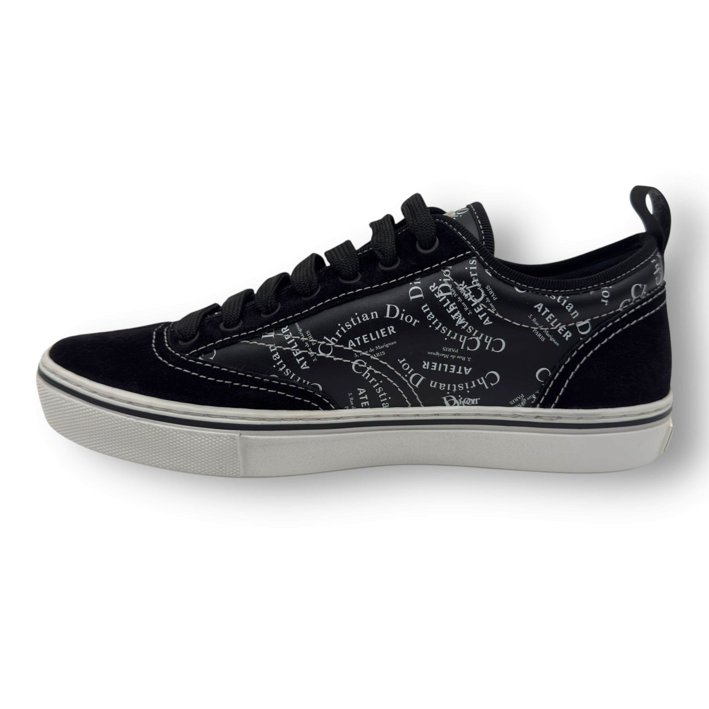 CHRISTIAN DIOR HOMME B11 ATELIER PRINT SNEAKER BLACK / WHITE EU42.5 / UK8.5