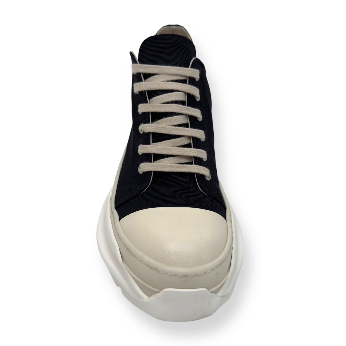 RICK OWENS DRKSHDW ABSTRACT LOW-TOP SNEAKER WHITE / BLACK UK7 / 41