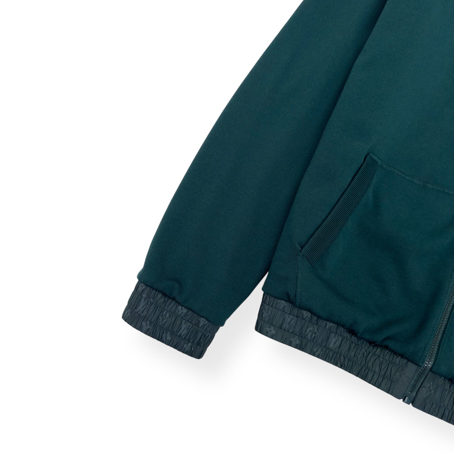 LOUIS VUITTON MONOGRAM REVERSIBLE COTTON BOMBER JACKET PINE GREEN XXL