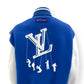 LOUIS VUITTON PUPPET VARSITY JACKET BLUE / WHITE 48 / S