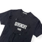 GIVENCHY DISTRESSED LOGO PRINT T-SHIRT BLACK L