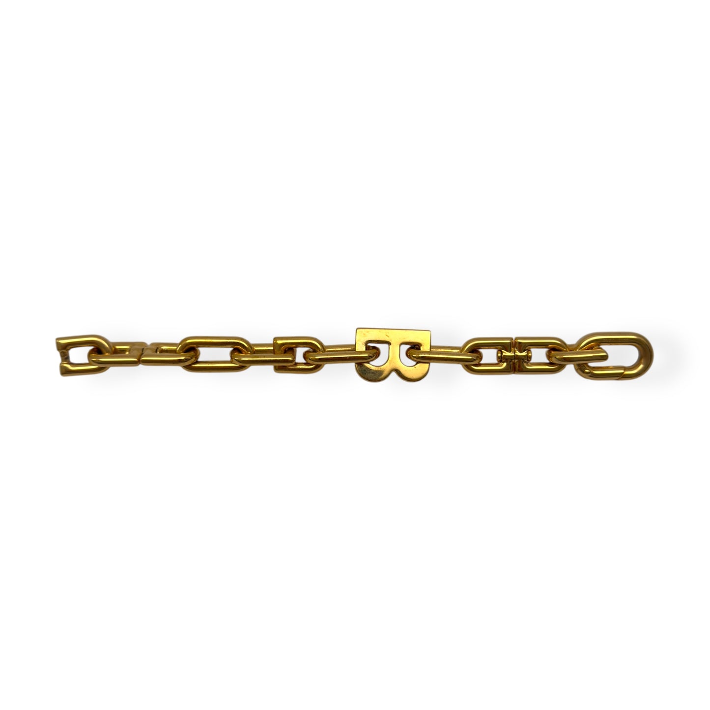 BALENCIAGA B CHAIN BRACELET GOLD