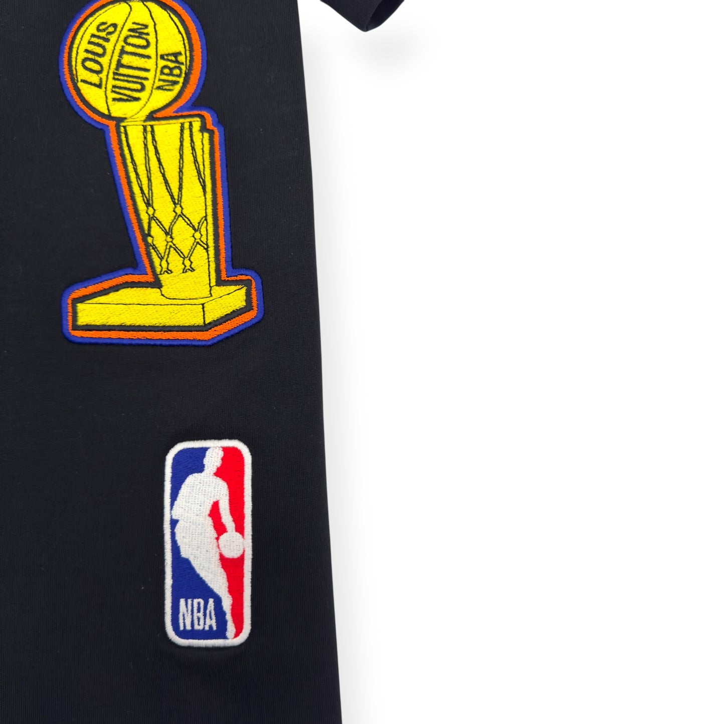 LOUIS VUITTON NBA MULTI-LOGO T-SHIRT BLACK M
