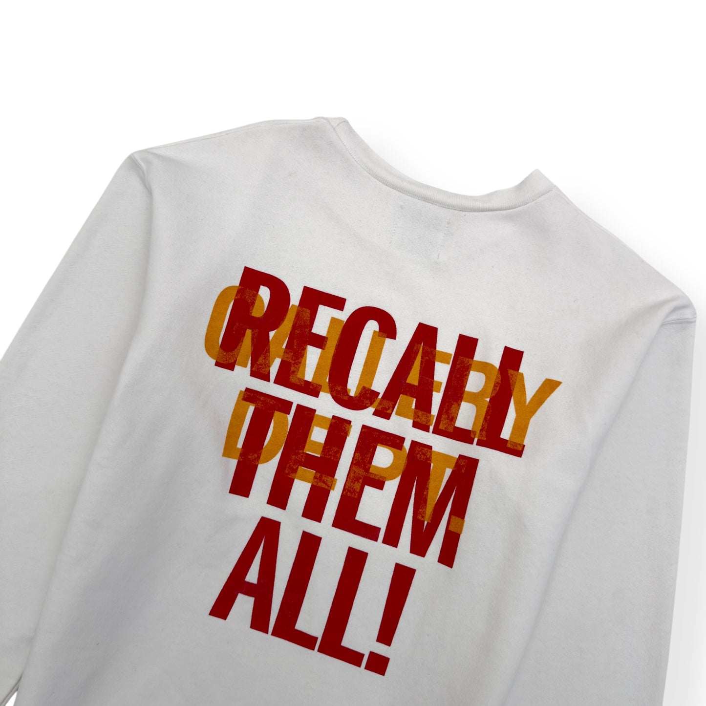 GALLERY DEPT. G BALL CREWNECK SWEATSHIRT WHITE / RED M