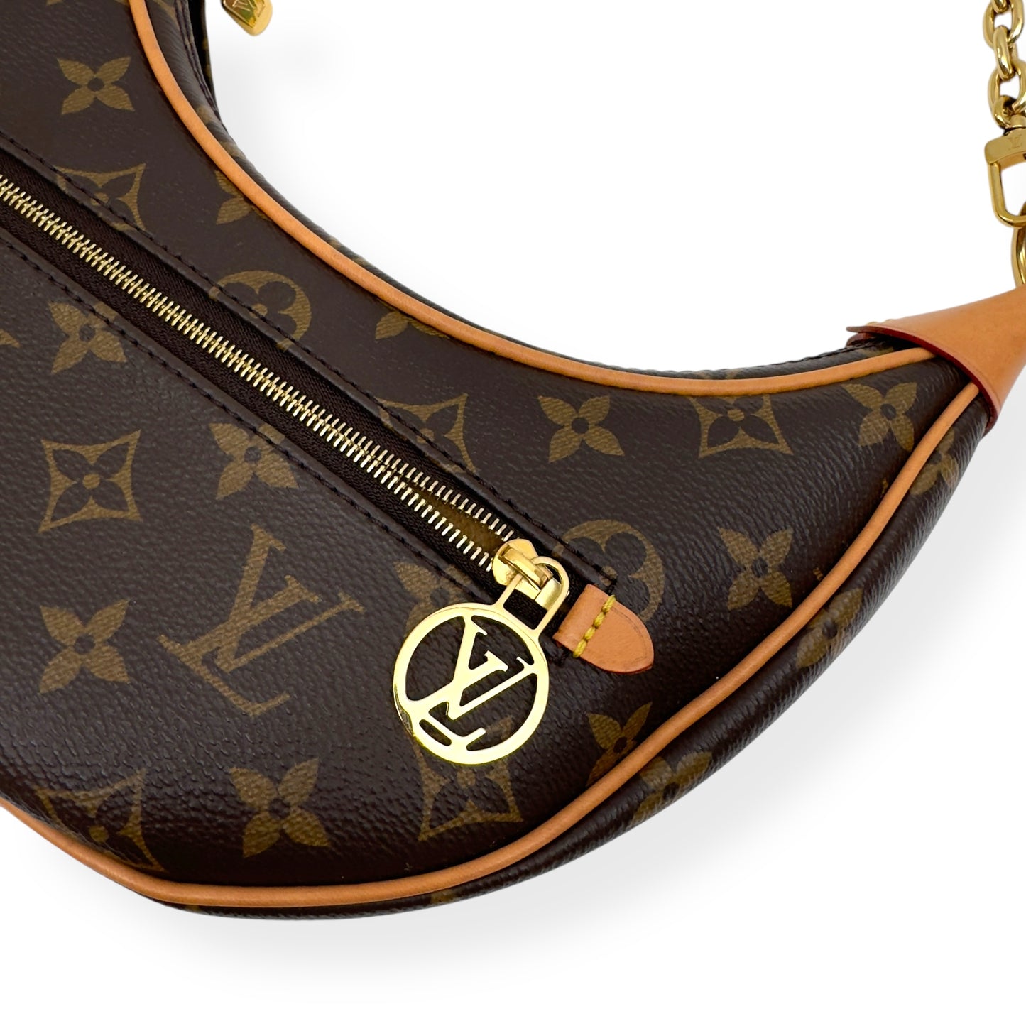 LOUIS VUITTON LOOP BAG MONOGRAM CANVAS BAG BROWN PM