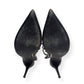 VALENTINO GARAVANI ROCKSTUD PATENT LEATHER HEELS NOIR 38 / UK5