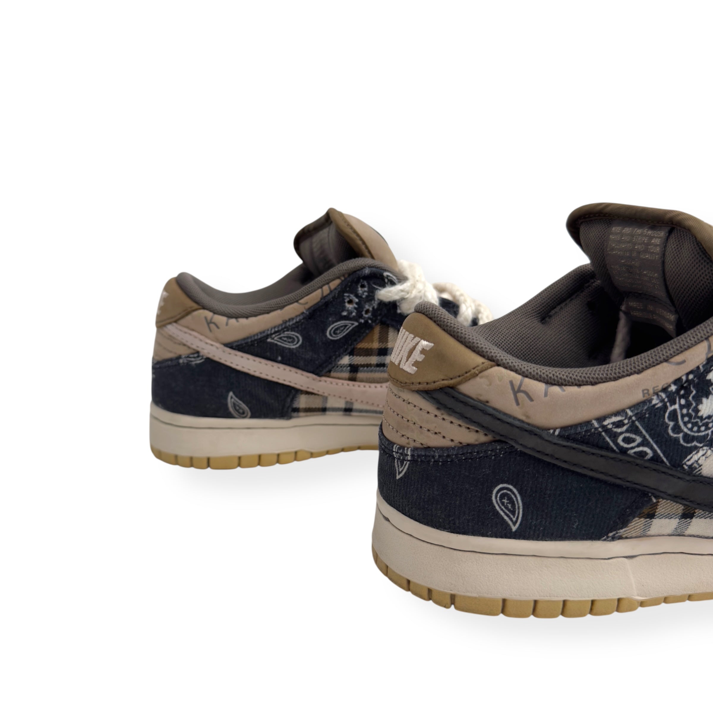 NIKE X TRAVIS SCOTT SB DUNK ‘CACTUS JACK’ LOW SNEAKER BROWN UK6