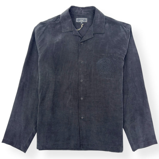 KITH ADONIS CAMP COLLAR SHIRT BLACK M
