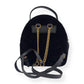 GUCCI GG MARMONT VELVET MATELASSÉ BACKPACK BLACK
