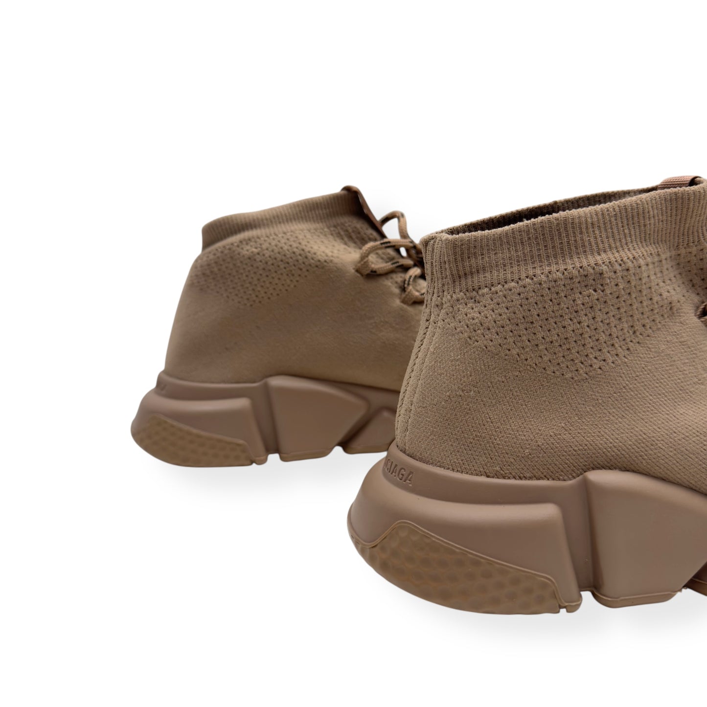 BALENCIAGA SPEED LACE-UP SNEAKER BEIGE UK7