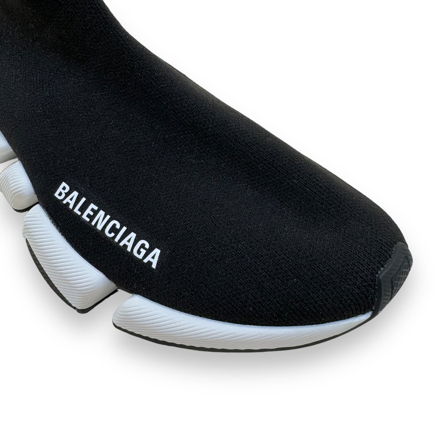 BALENCIAGA SPEED 2.0 KNIT SNEAKER BLACK UK5