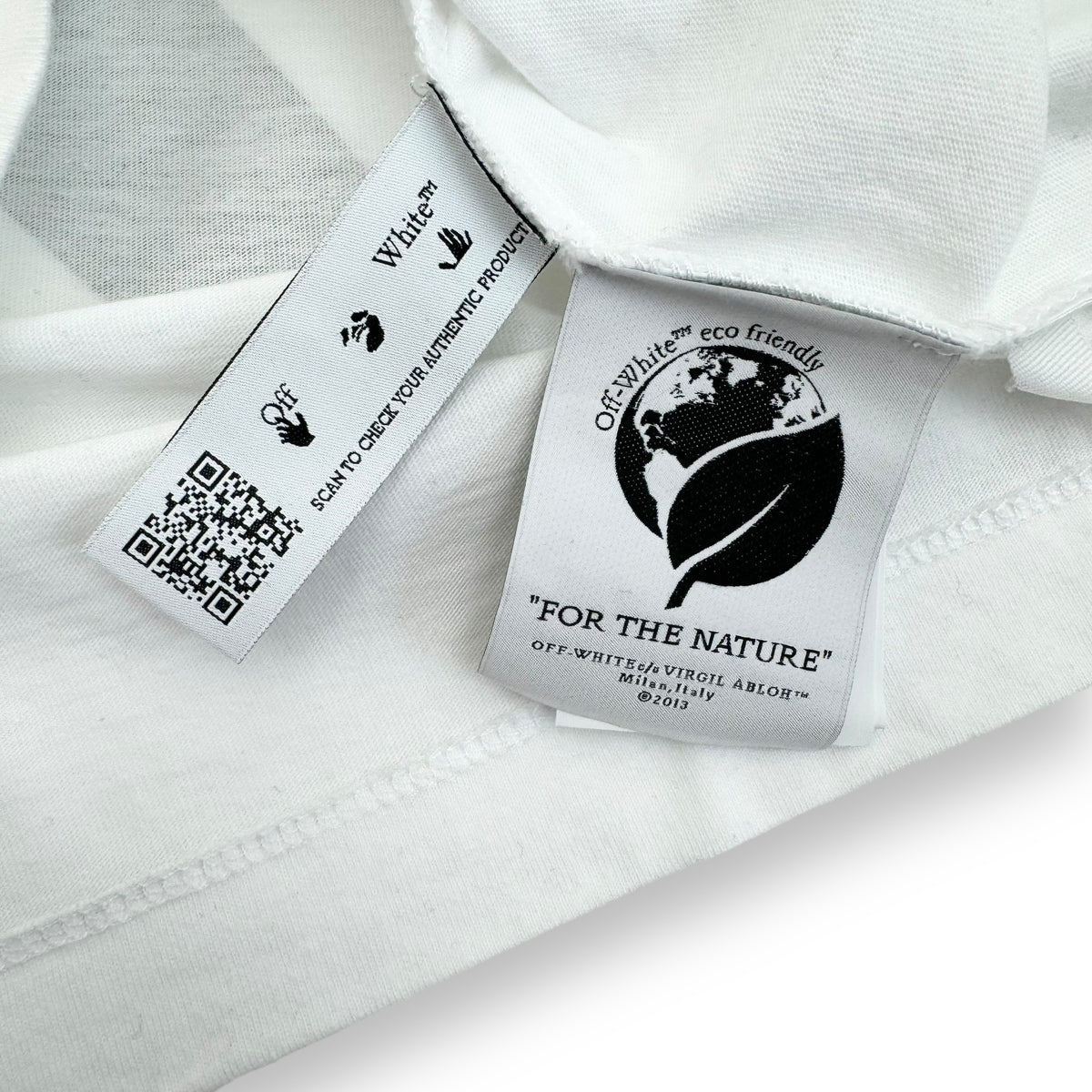 OFF-WHITE SCRIBBLE T-SHIRT WHITE / BLACK M