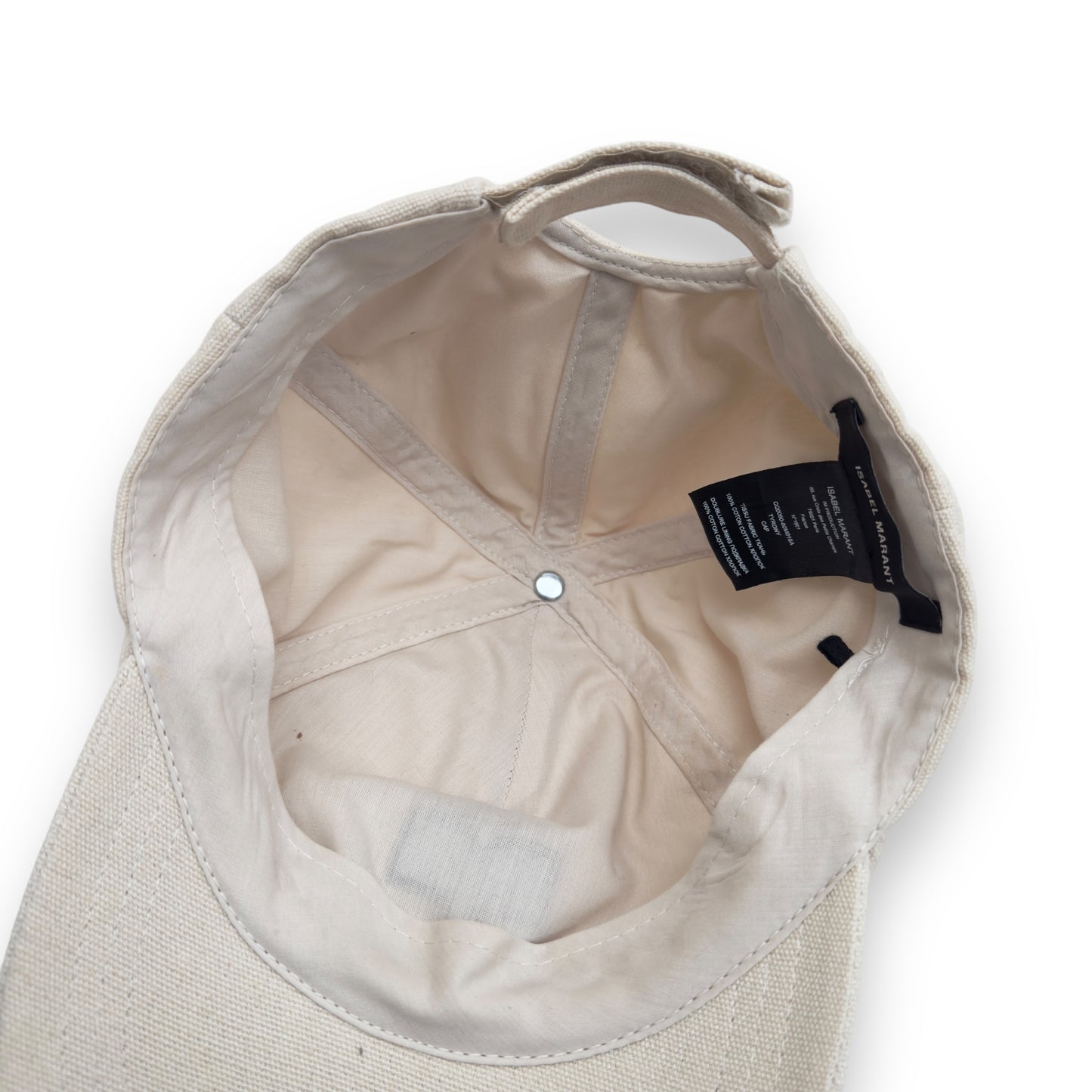 ISABEL MARANT TYRONY CAP CREAM O/S