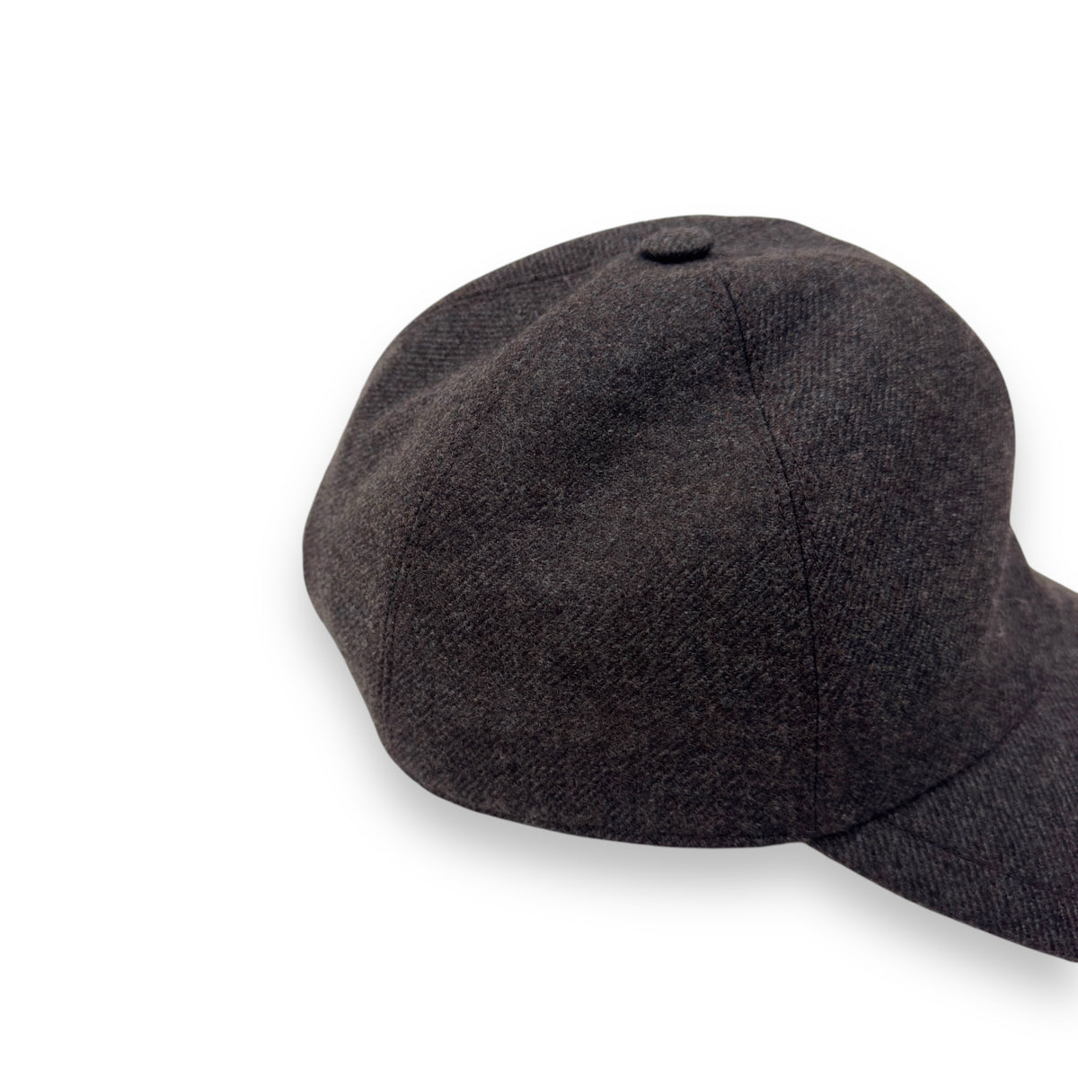 THOM SWEENEY WOOL / CASHMERE CAP DARK BROWN L
