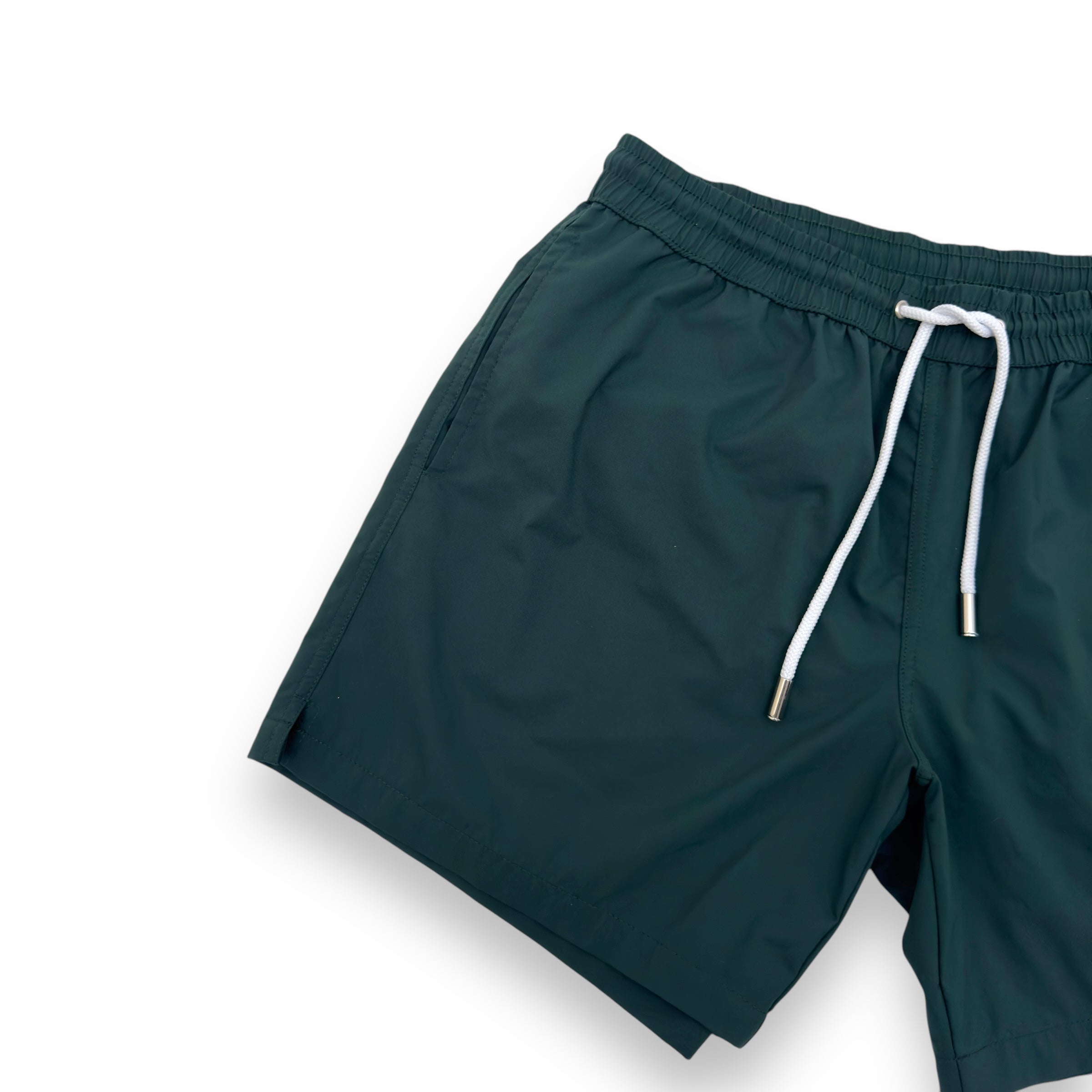 THOM SWEENEY SWIM SHORTS FOREST GREEN 32”