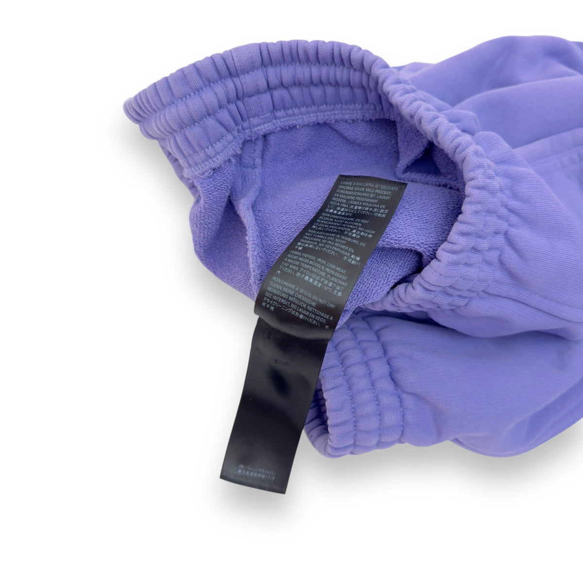 BALENCIAGA OVERSIZED LOGO-EMBROIDERED SWEATPANTS PURPLE S