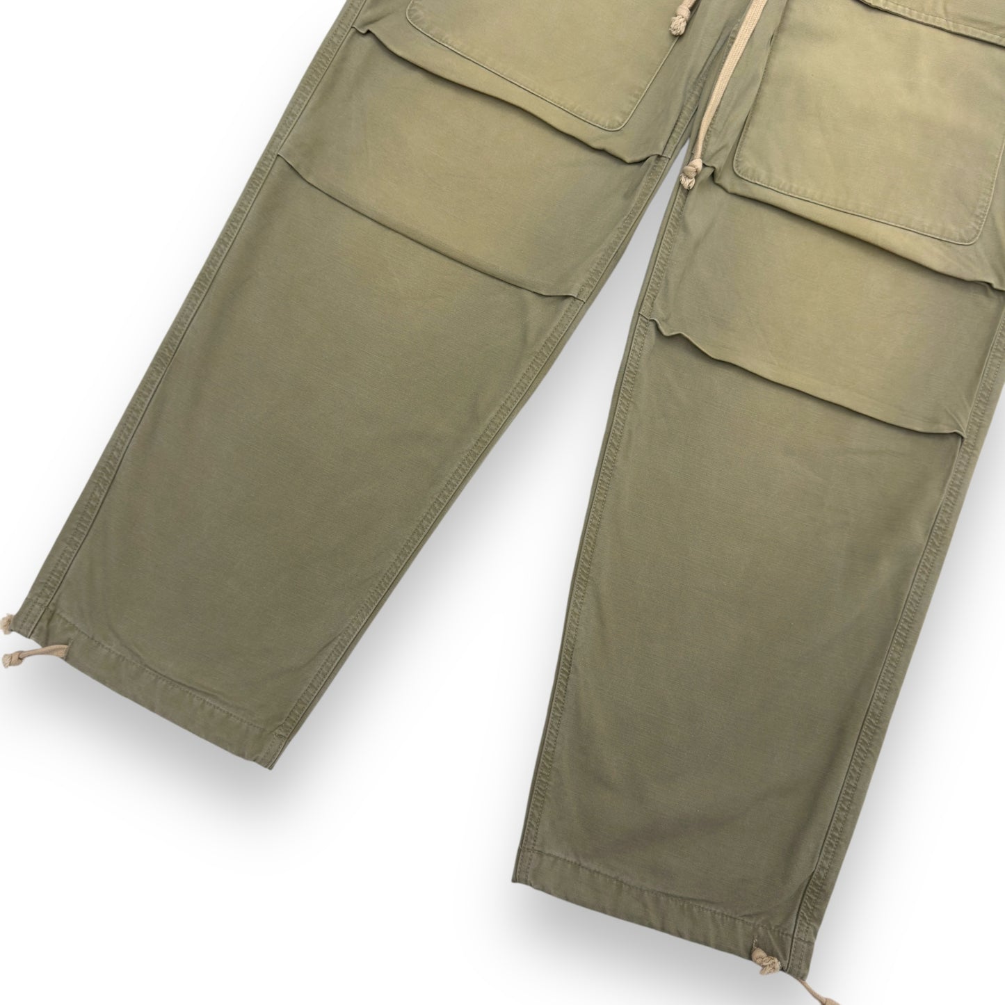 FEAR OF GOD MILITARY CARGO TROUSERS ARMY GREEN L