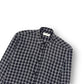 SAINT LAURENT CHECKED SHIRT BLACK / WHITE M