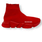 BALENCIAGA SPEED SNEAKER RED UK7 / 41