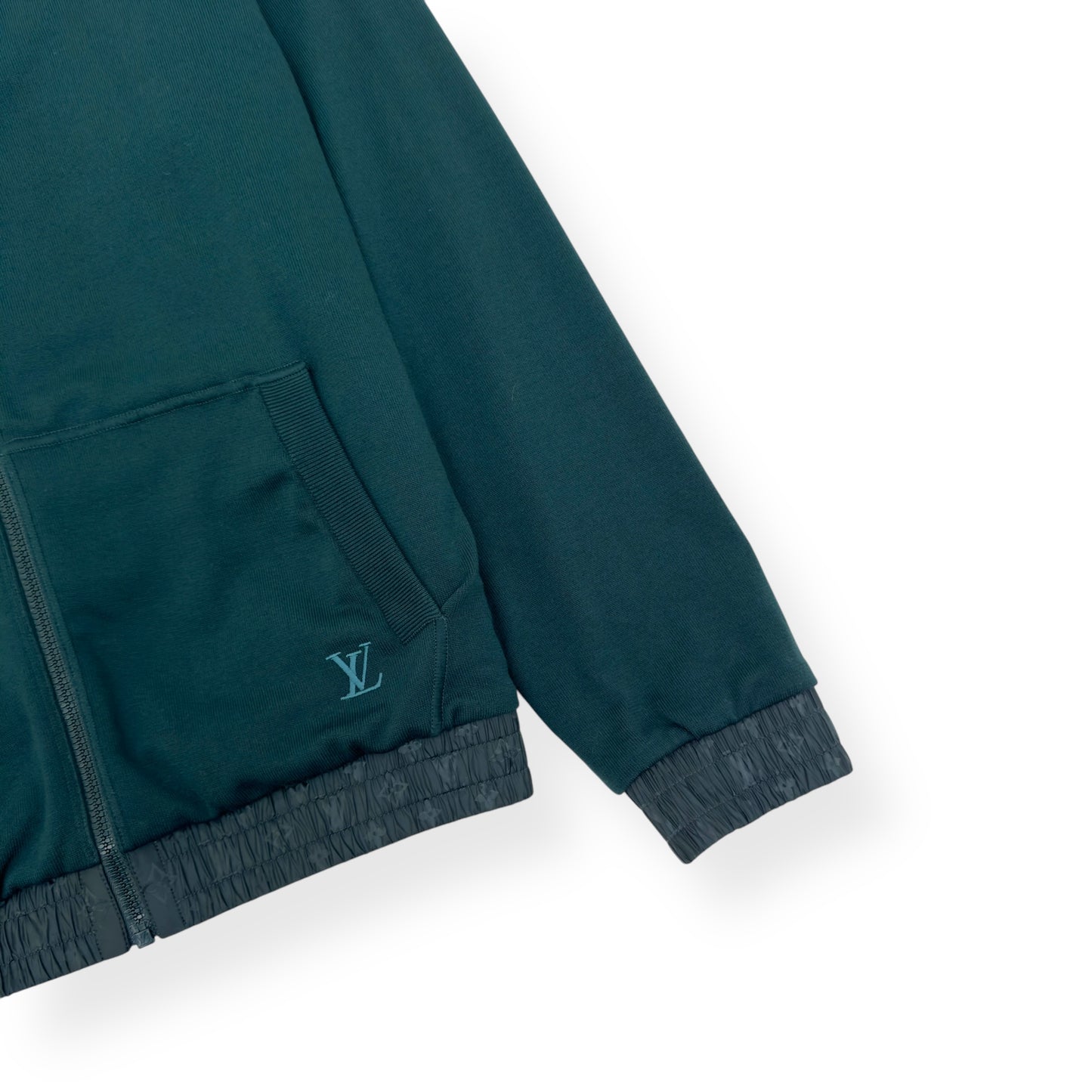 LOUIS VUITTON MONOGRAM REVERSIBLE COTTON BOMBER JACKET PINE GREEN XXL