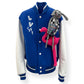 LOUIS VUITTON PUPPET VARSITY JACKET BLUE / WHITE 48 / S