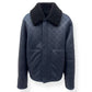 LOUIS VUITTON MONOGRAM SHEARLING JACKET BLUE / BLACK 52 / L