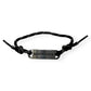 BALENCIAGA PLATE BRACELET SILVER / BLACK