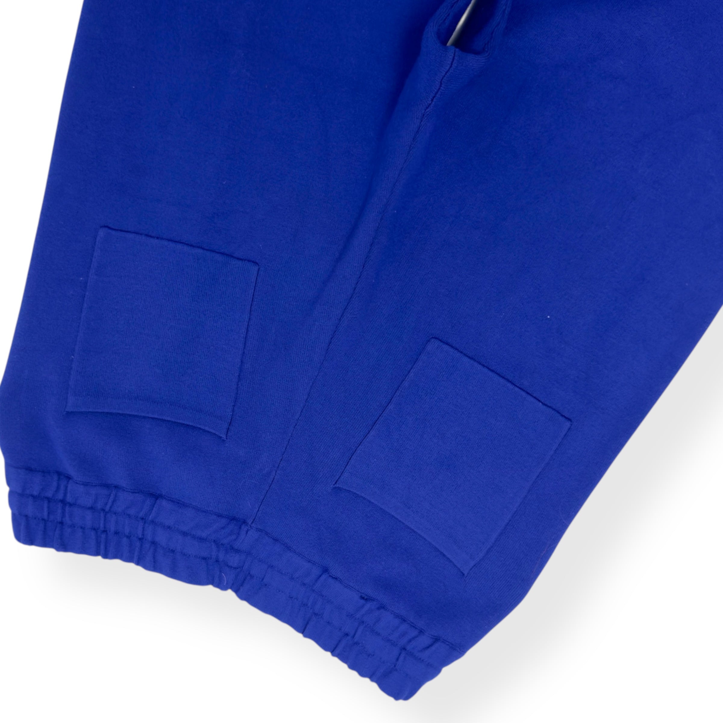 SANDRO PARIS KNITTED SWEATPANTS BLUE / WHITE 36 / UK8 / S