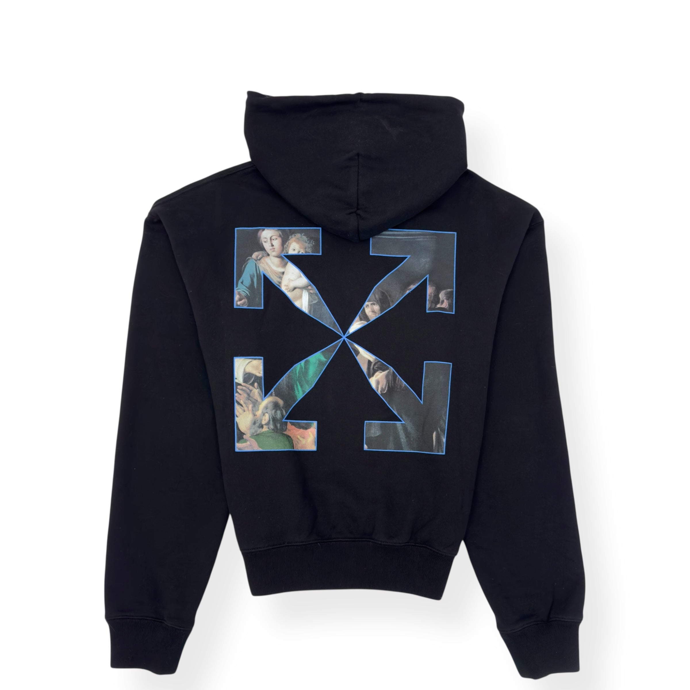OFF-WHITE CARAVAGGIO PAINTING HOODIE BLACK L