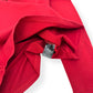 BALMAIN LOGO PRINT HOODIE RED / BLACK L
