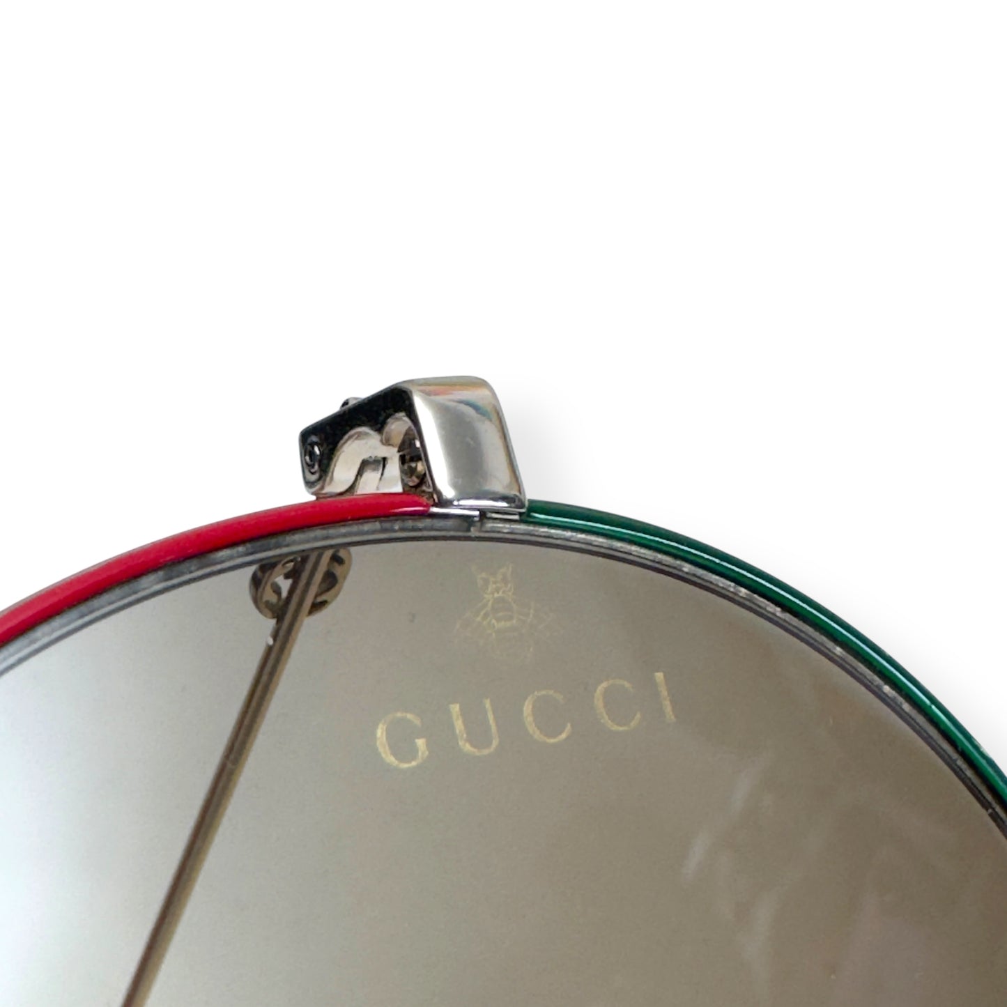 GUCCI GG0395S ROUND LENSE SUNGLASSES GOLD