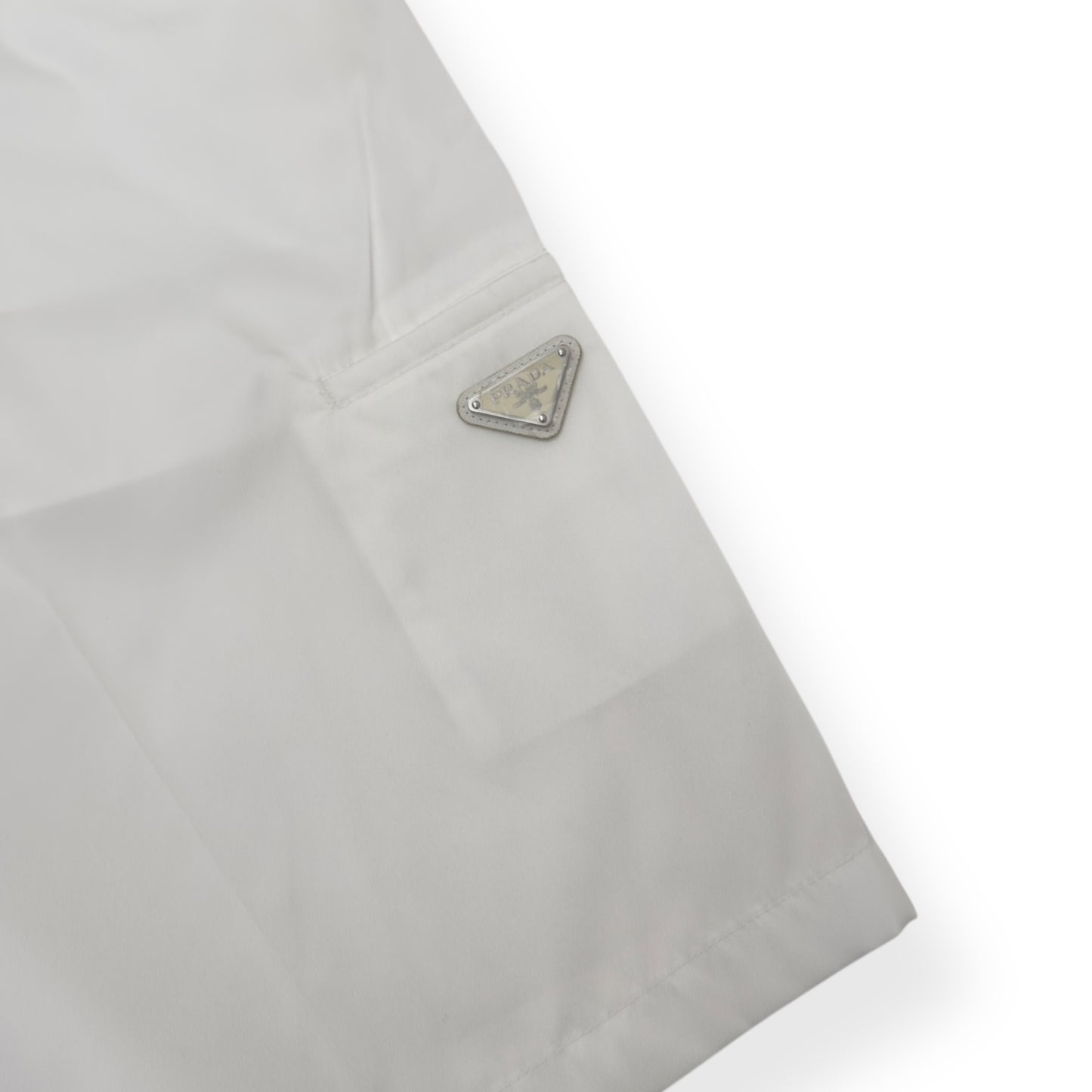 PRADA RE-NYLON SHORTS BLANCO 48 / M