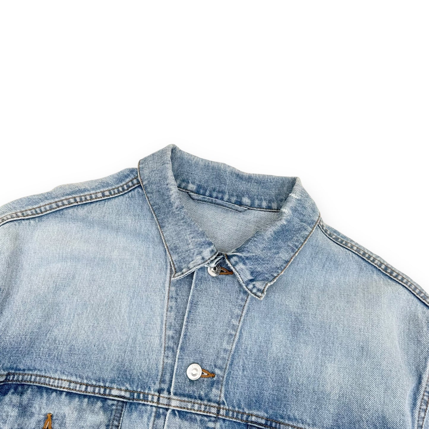 BALENCIAGA SS18 OVERSIZED DENIM JACKET BLUE UK8