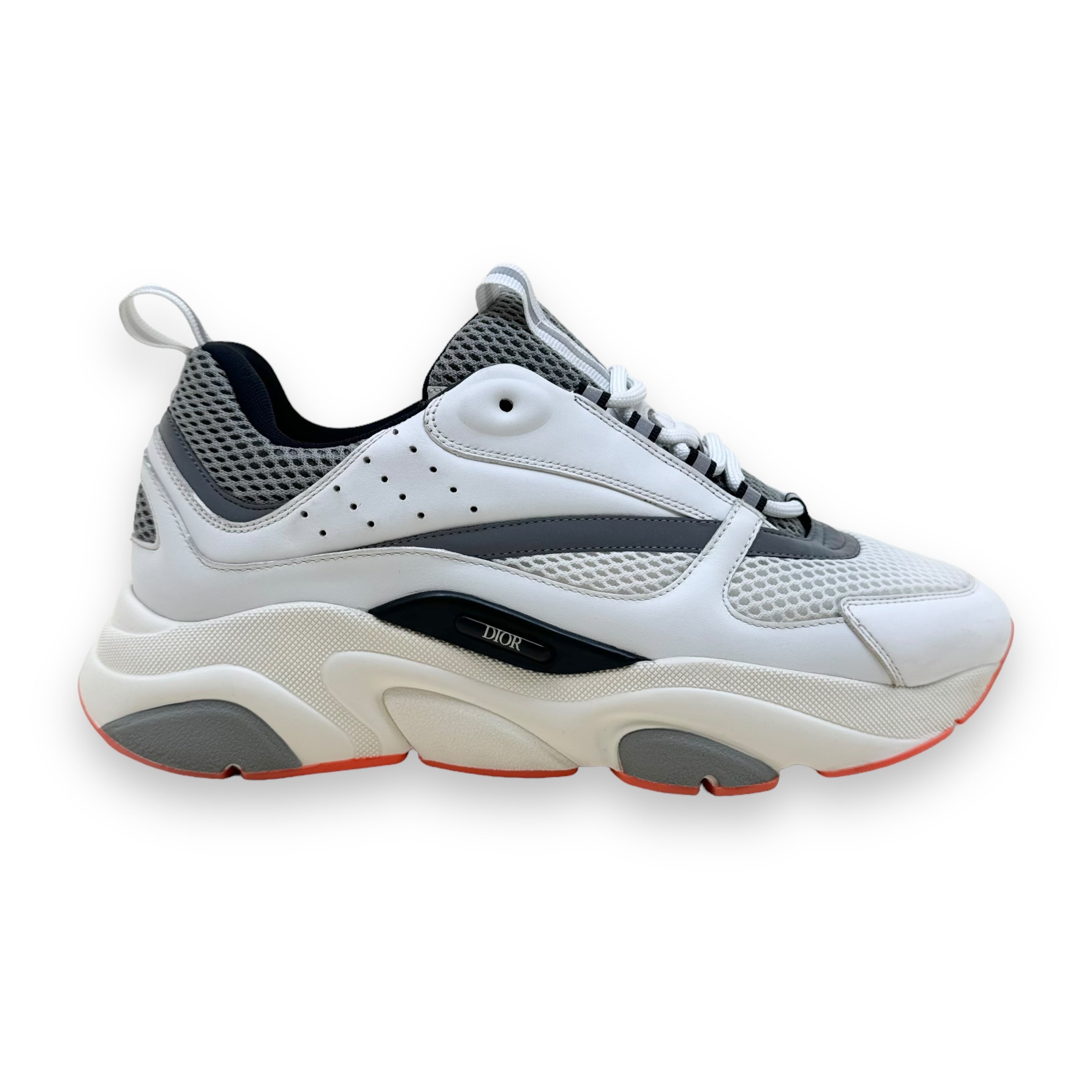 DIOR B22 SNEAKER WHITE / GREY / ORANGE UK9