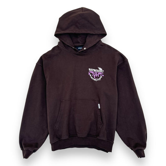 REPRESENT RACING CLUB HOODIE BROWN M