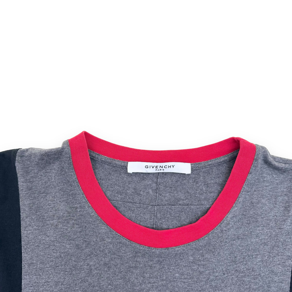 GIVENCHY PARIS STAR T-SHIRT BLACK / GREY / RED L