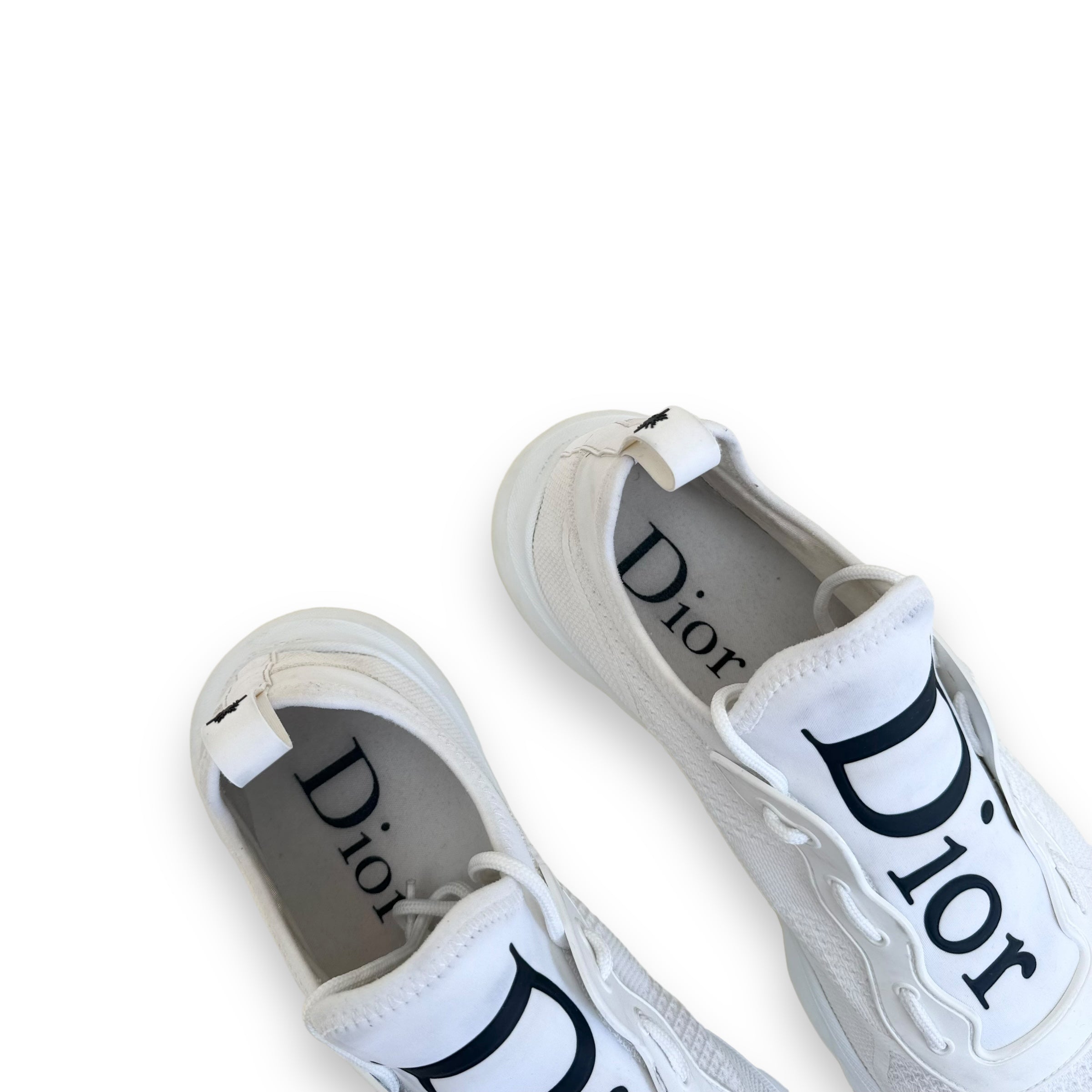 DIOR B21 NEO TECHNICAL KNIT SNEAKER WHITE UK12 Wylist