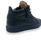 GIUSEPPE ZANOTTI HIGH TOP LEATHER SNEAKER NAVY UK5
