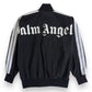 PALM ANGELS LOGO PRINT TRACK JACKET BLACK / WHITE M