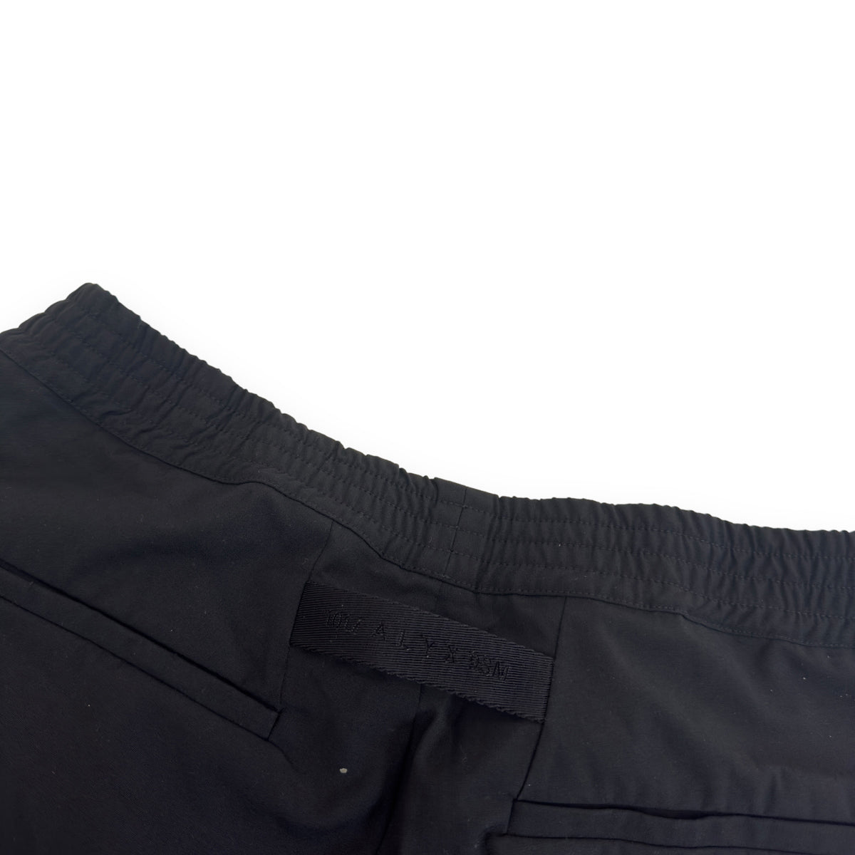 1017 ALYX 9SM  STRAIGHT ZIP DETAILED TROUSERS BLACK L