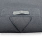 PRADA CHEST LOGO COTTON T-SHIRT BLACK M
