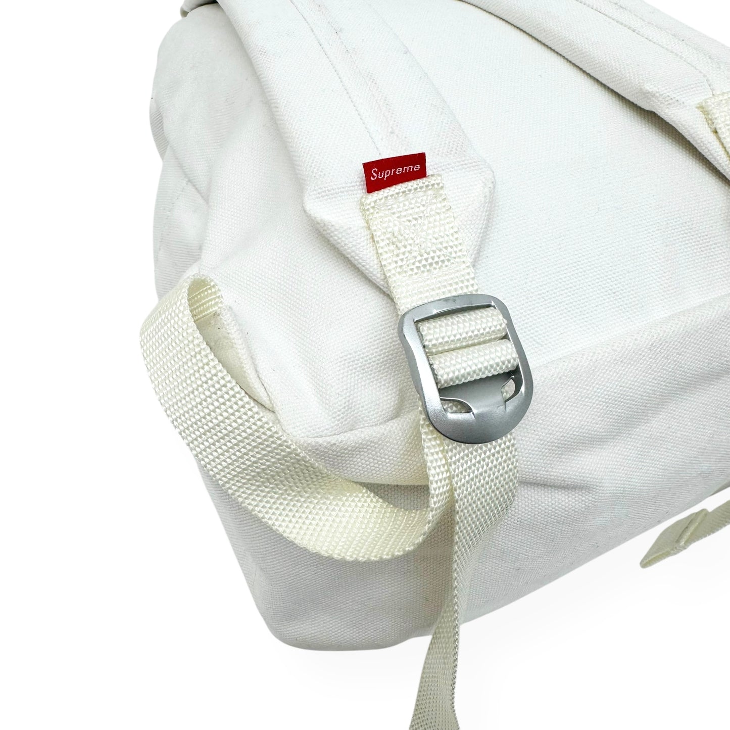 SUPREME CANVAS BACKBACK WHITE / RED FW20 O/S