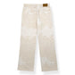 LOUIS VUITTON JACQUARD DENIM SKATE TROUSERS ECRU WHITE W34”