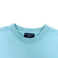BALENCIAGA EMBROIDERED LOGO T-SHIRT TEAL BLUE XL