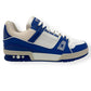 LOUIS VUITTON LV SNEAKER BLUE / WHITE UK8
