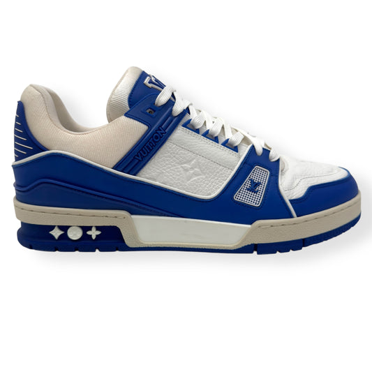 LOUIS VUITTON LV SNEAKER BLUE / WHITE UK8