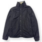 MONCLER REVERSIBLE ALL OVER LOGO FLEECE JACKET WHITE / BLACK S