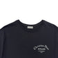 CHRISTIAN DIOR COTTON LOGO CREWNECK T-SHIRT BLACK / WHITE L