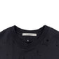GIVENCHY DISTRESSED LOGO PRINT T-SHIRT BLACK L
